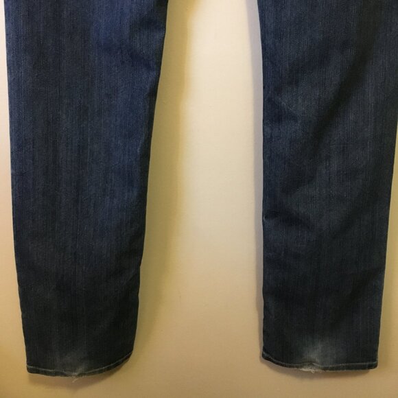 Fidelity Jimmy Helios Blue Denim Square Pocket Straight Leg Jeans - Picture 8 of 16